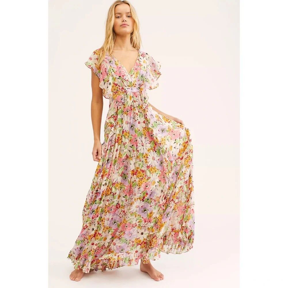 Free People Delicate Semi Ruffle Dress x Timo